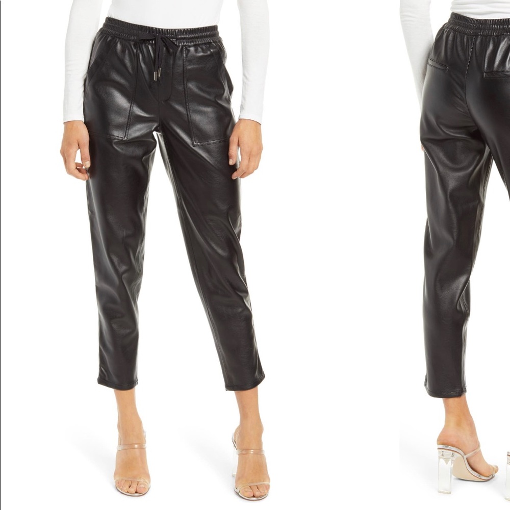 Black Leather Pants